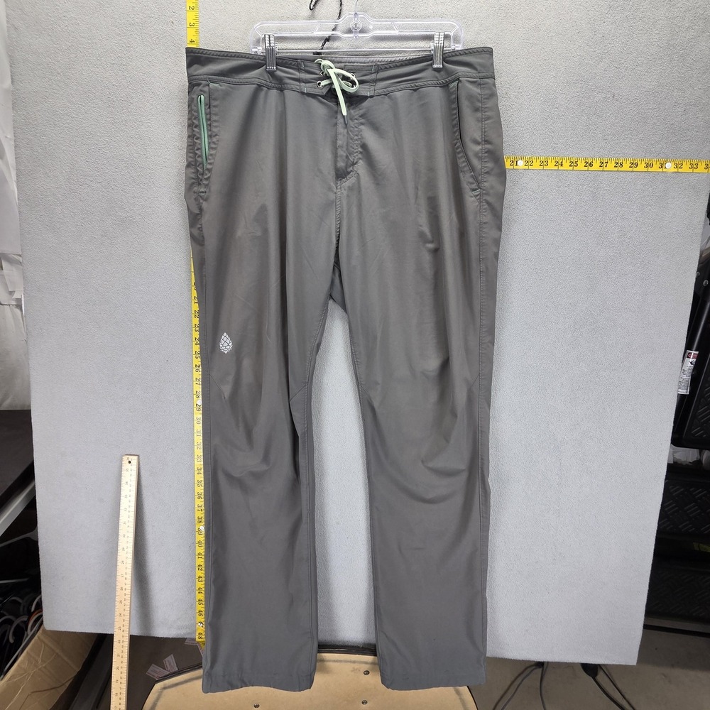 Stio Pants Mens 40x32 Gray Lightweight Outdoor Hiking Activewear Trail Softshell